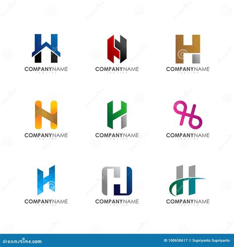 H logo design stock vector. Illustration of real, blue - 100658617