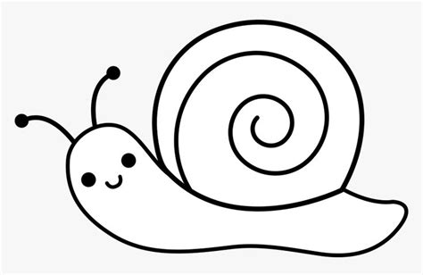 Pretty Clipart Snail - Drawing Of Cartoon Snails, HD Png Download ...