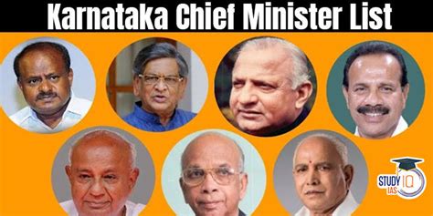 List of Chief Ministers of Karnataka, Tenure, CM Lists of Karnataka