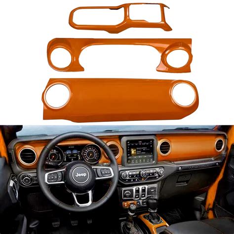 Buy Bolaxin for Jeep Accessories ABS Center Console Panel Dashboard ...