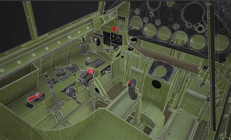 ArtStation - F4F-4 Wildcat Cockpit