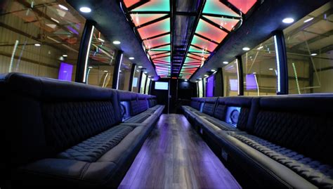 Limo Bus Interior - Tampa's Premier Limousine Service