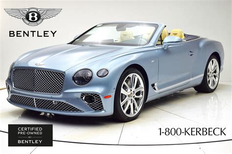 Used 2020 Bentley Continental GT V8 Convertible For Sale ($199,000 ...