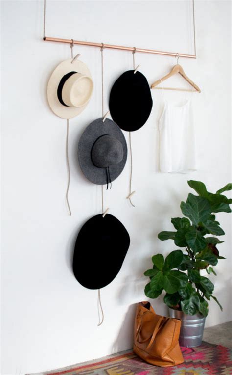 27 Simple Tutorials to Build a DIY Hat Rack