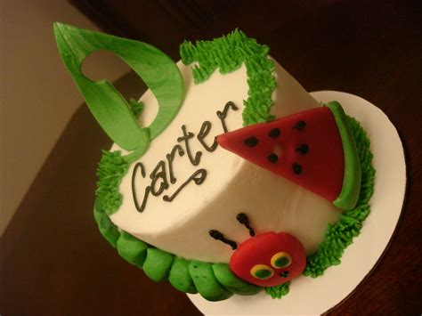 Very Hungry Caterpillar Smash cake | 1st birthday smash cake… | Flickr