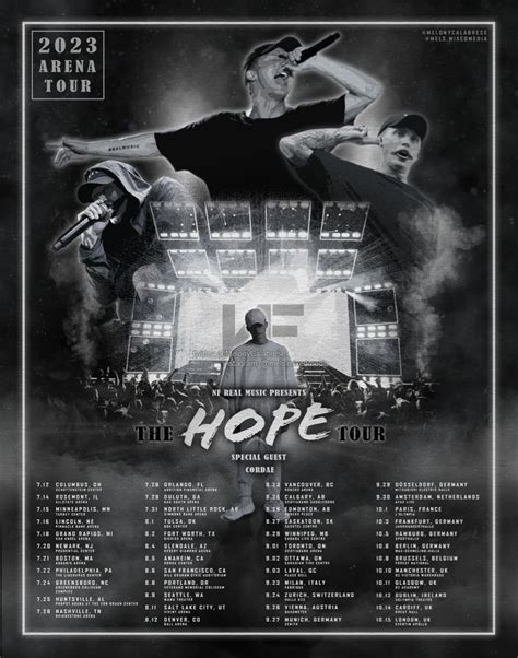 NF HOPE TOUR | Nf real music, Nf real, Nf quotes