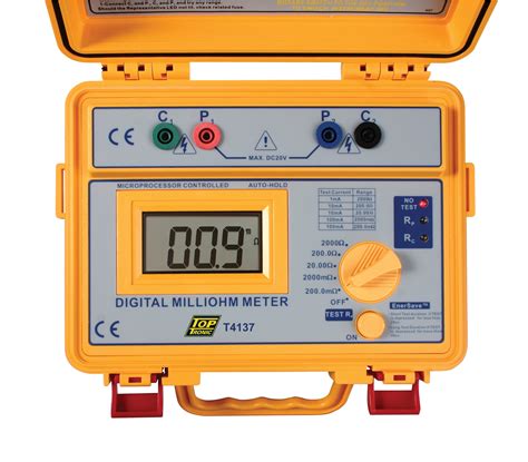 T4137 Digital Milliohm Meter, Toptronic Ltd