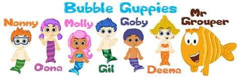 Bubble guppies characters, Kid character, Bubble guppies