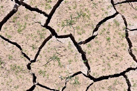 Cracked Earth Due To Drought and Climate Change Stock Photo - Image of ...