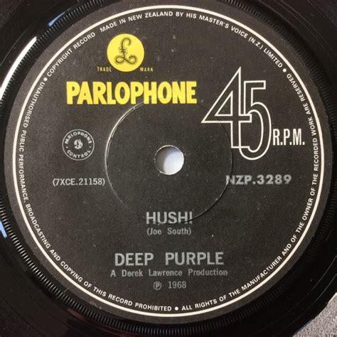 Deep Purple - Hush! (1968, Vinyl) | Discogs