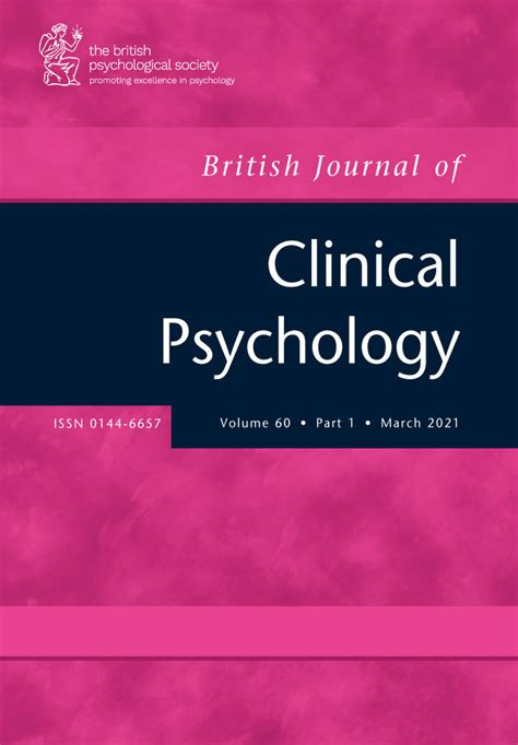 British Journal of Clinical Psychology: Vol 60, No 1