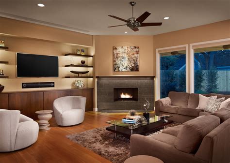 Elegant and Appealing Brown Living Room Design Ideas