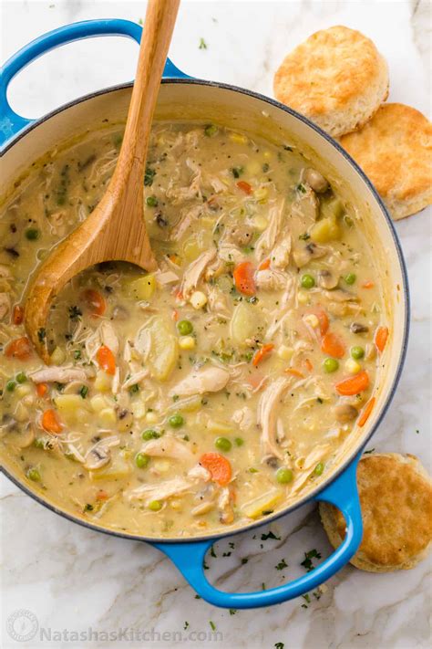 Chicken Pot Pie Soup (VIDEO) - NatashasKitchen.com