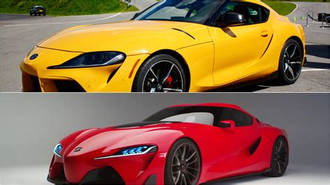 2020 Toyota Supra vs 2014 Toyota FT-1 Concept