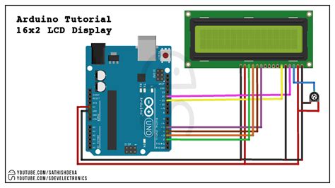 Lcd Display Arduino Circuit Diagram