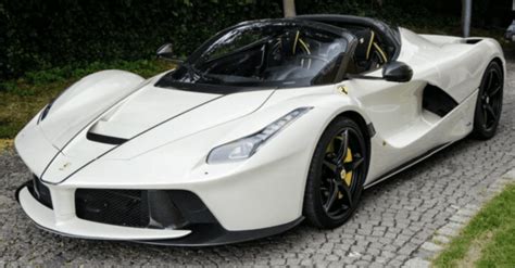 white-laferrari-aperta-black-alcantara-seats-yellow-piping7 ...