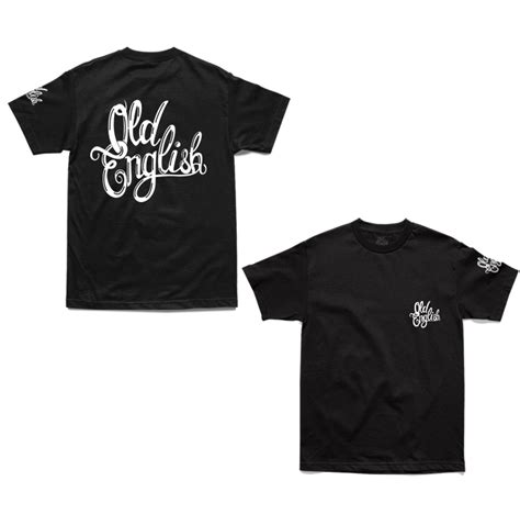 OLD ENGLISH Brand LOGO TEE (BLACK) – OldEnglishBrand