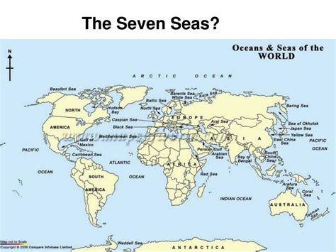 Oceans And Seas Of The World Map - United States Map