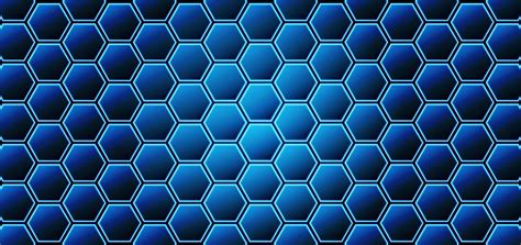 Technology or science concepts blue hexagon background 1180979 Vector ...