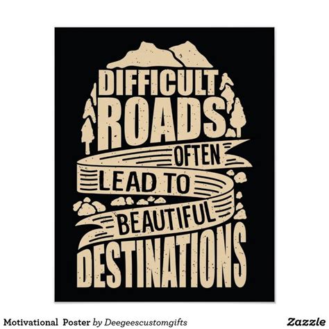 Motivational Poster | Zazzle | Inspirational quotes posters ...