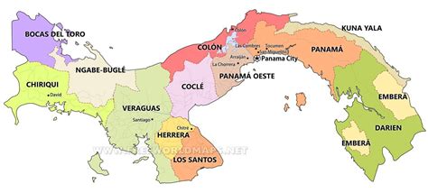 Panama Maps - FreeWorldMaps.net