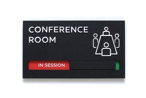 Buy Kubik Letters Conference Room Sign - Do Not Disturb Sign - Meeting ...