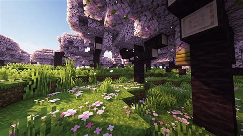 HD wallpaper: Minecraft, cherry blossom | Wallpaper Flare