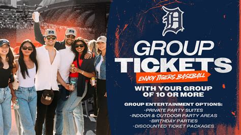 Buy Detroit Tigers Group Tickets | Detroit Tigers