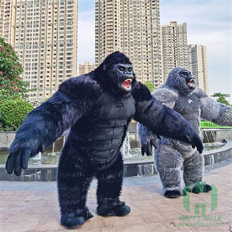 2.6m Realistic Monkey Gorilla Inflatable Mascot Costume - Inflatable ...