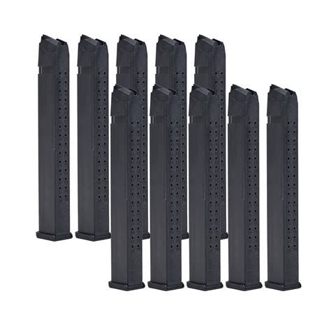 Lightweight Magazine 35 Round Glock/9mm Firearm - 10 Pack - RW Arms