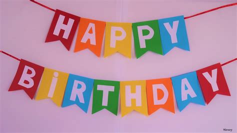 Happy Birthday Banner Ideas