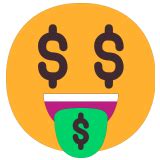 🤑 Money-Mouth Face Emoji – Meaning, Pictures, Codes