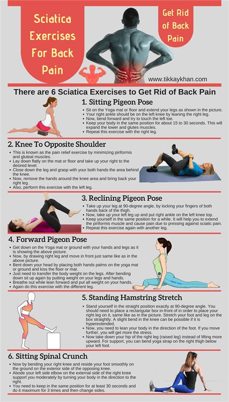 Sciatica Exercises For Back Pain & Get Rid of Back Pain – Health & Fitness