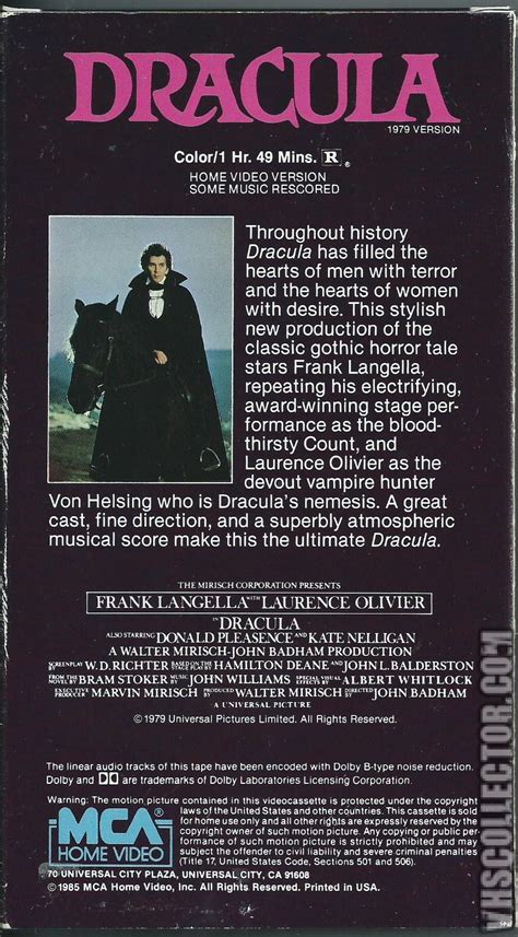 Dracula | VHSCollector.com