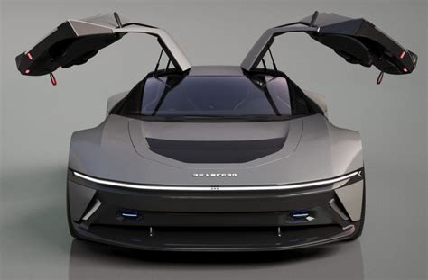 This Modern-Day Take On The DeLorean DMC-12 Is A Futuristic EV Wrapped ...