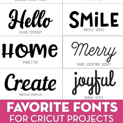 12 Best Fonts for Cricut in 2022 [Free+Cursive] - TVC