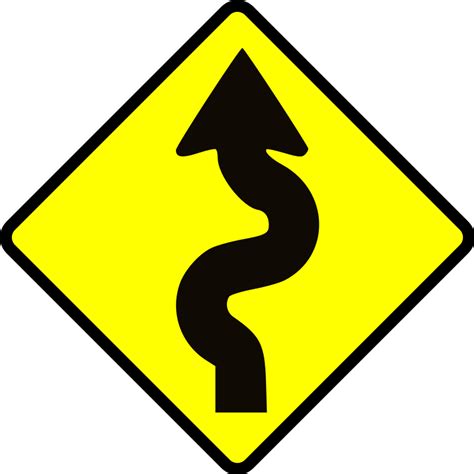 Road Traffic sign Clip art - Winding Road Clipart png download - 800* ...