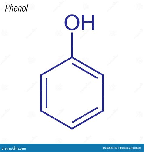 Vector Skeletal Formula Of Methylene Blue. Drug Chemical Molecul Stock ...