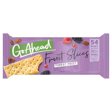 Go Ahead Fruit Slices Forest Fruit 218g | Cereal Bars | Iceland Foods