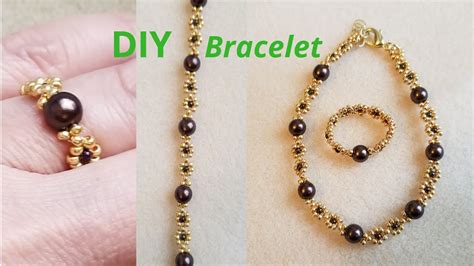 DIY Simple to make Beaded Bracelet for Beginners / Pulsera / Seed Beads ...