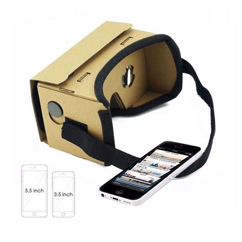 DIY Cardboard 3D VR Glasses for 3.5-5.5 Inch Phones | Alexnld.com ...