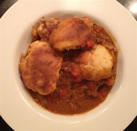 Chicken goulash with biscuit dumplings - LOVE-the secret ingredient