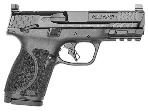 Smith & Wesson M&P 9 Optics Ready Compact Flat Trigger M2.0 9mm Pistol ...