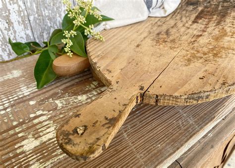 Antique Cutting Board Wood Bread Board French Farmhouse Decor Primitive ...