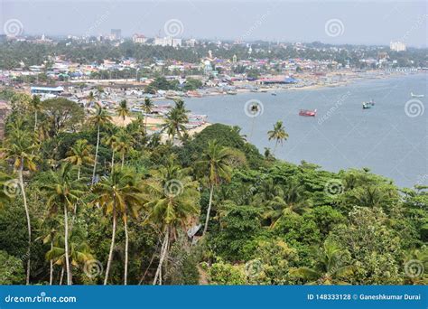 Kollam, Kerala, India: March 2, 2019 - a View from the Tangasseri ...