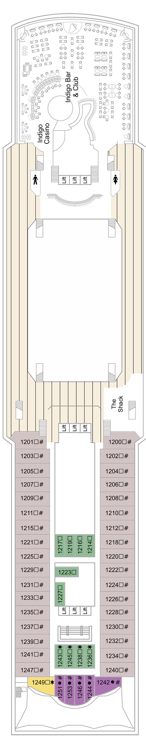 Deck Plan for Marella Explorer 2 | Iglu Cruise