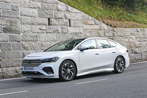 2023 Volkswagen Electric Sedan Spied Again With Mule Body - autoevolution