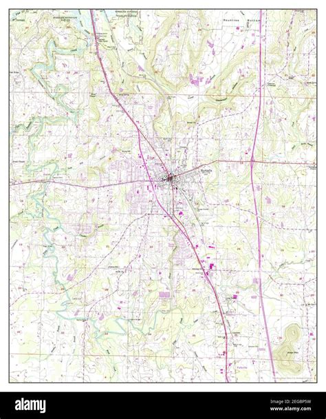 Hartselle alabama map Cut Out Stock Images & Pictures - Alamy