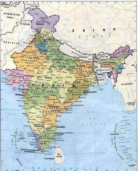 About Map Of India – Topographic Map of Usa with States