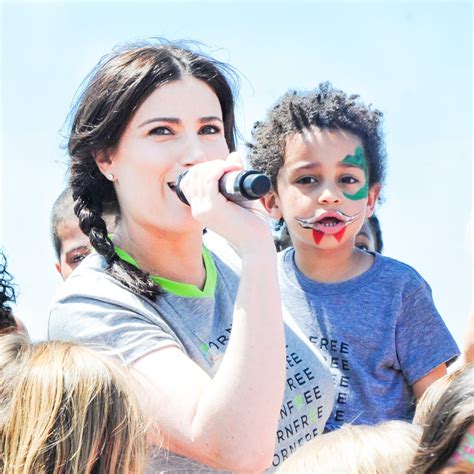 Idina Menzel sang with her son, Walker Diggs. | Born Free Mother's Day ...